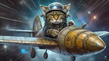 Go to: Darwin's Cat - Cat's Winged Bike