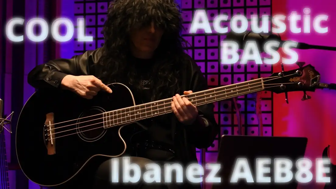 Lafox SoundVibe - Ibanez AEB8E Pure Acoustic Bass Sound Demo video