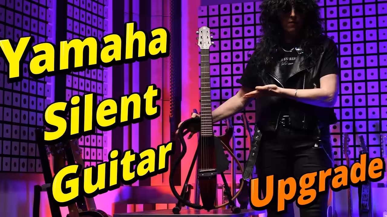 Video thumbnail for: 🎸 Yamaha Silent Guitar SLG200S upgrade: look what I've done! + Sound Demo 🎶